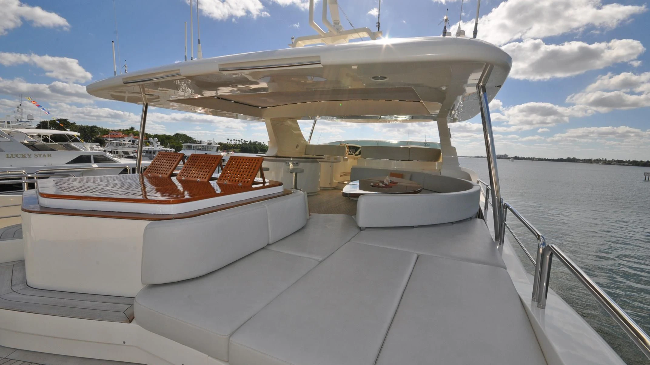 a boat on the water aboard VIVERE Yacht for Sale