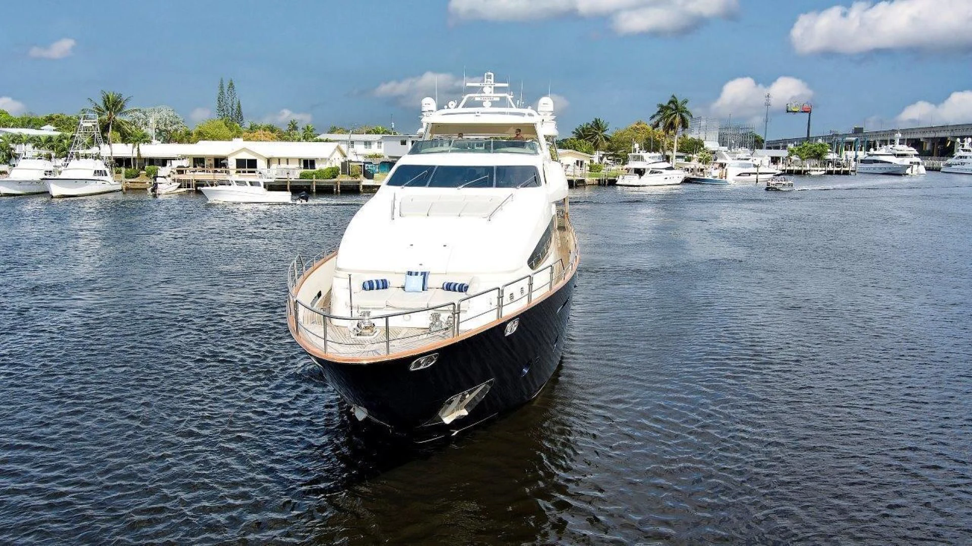 a boat in the water aboard VIVERE Yacht for Sale