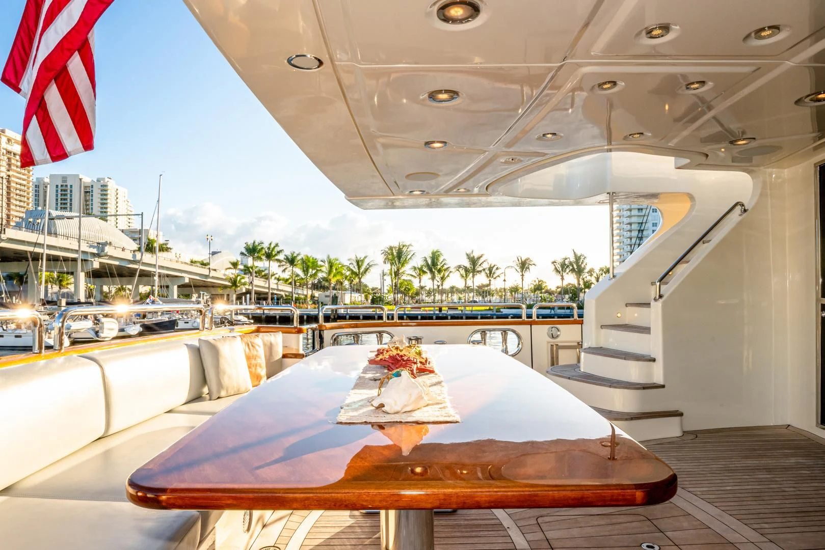 a boat on the water aboard VIVERE Yacht for Sale