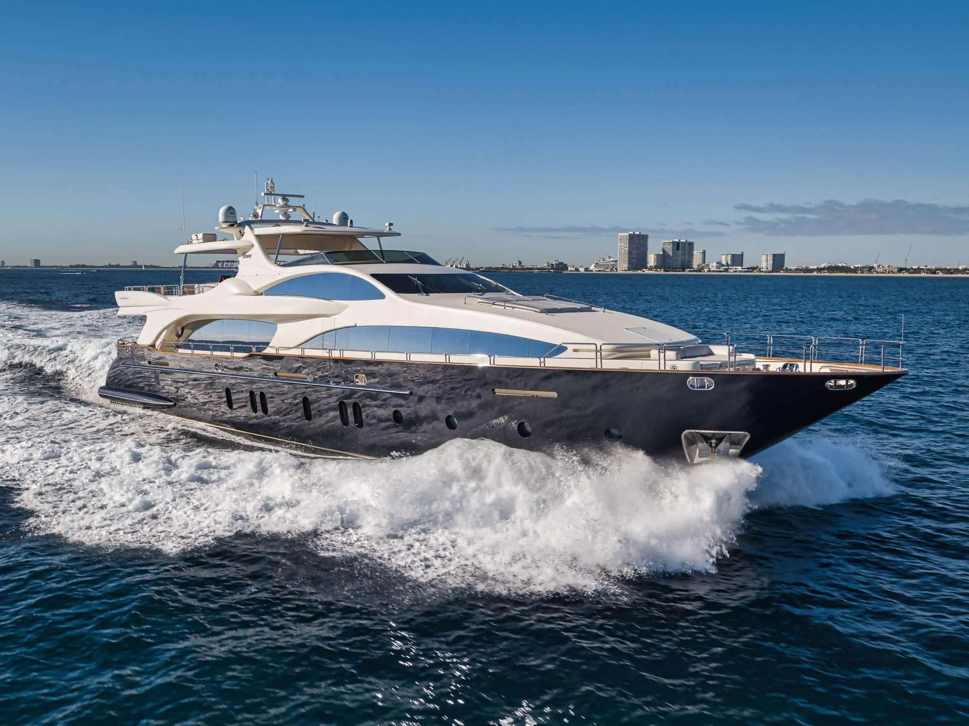 a boat on the water aboard VIVERE Yacht for Sale