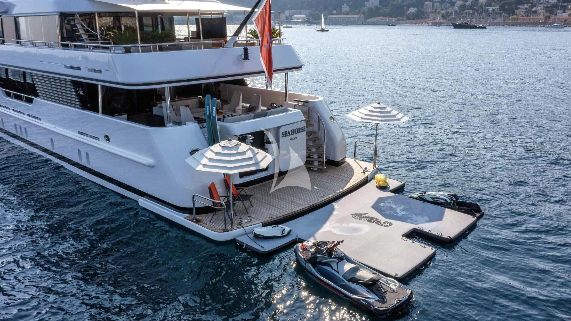 a boat on the water aboard SEAHORSE Yacht for Sale