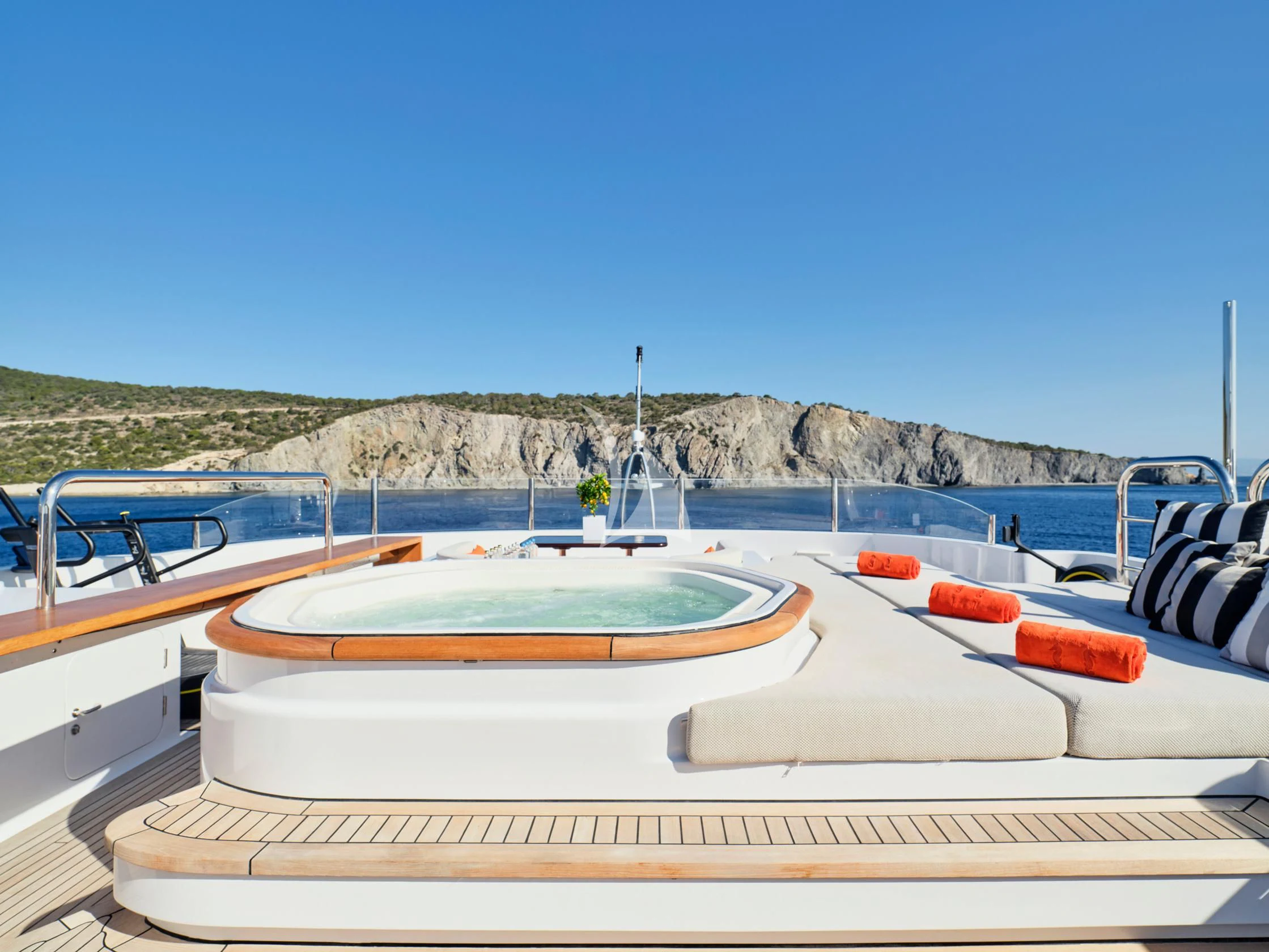 a boat on the water aboard SEAHORSE Yacht for Sale