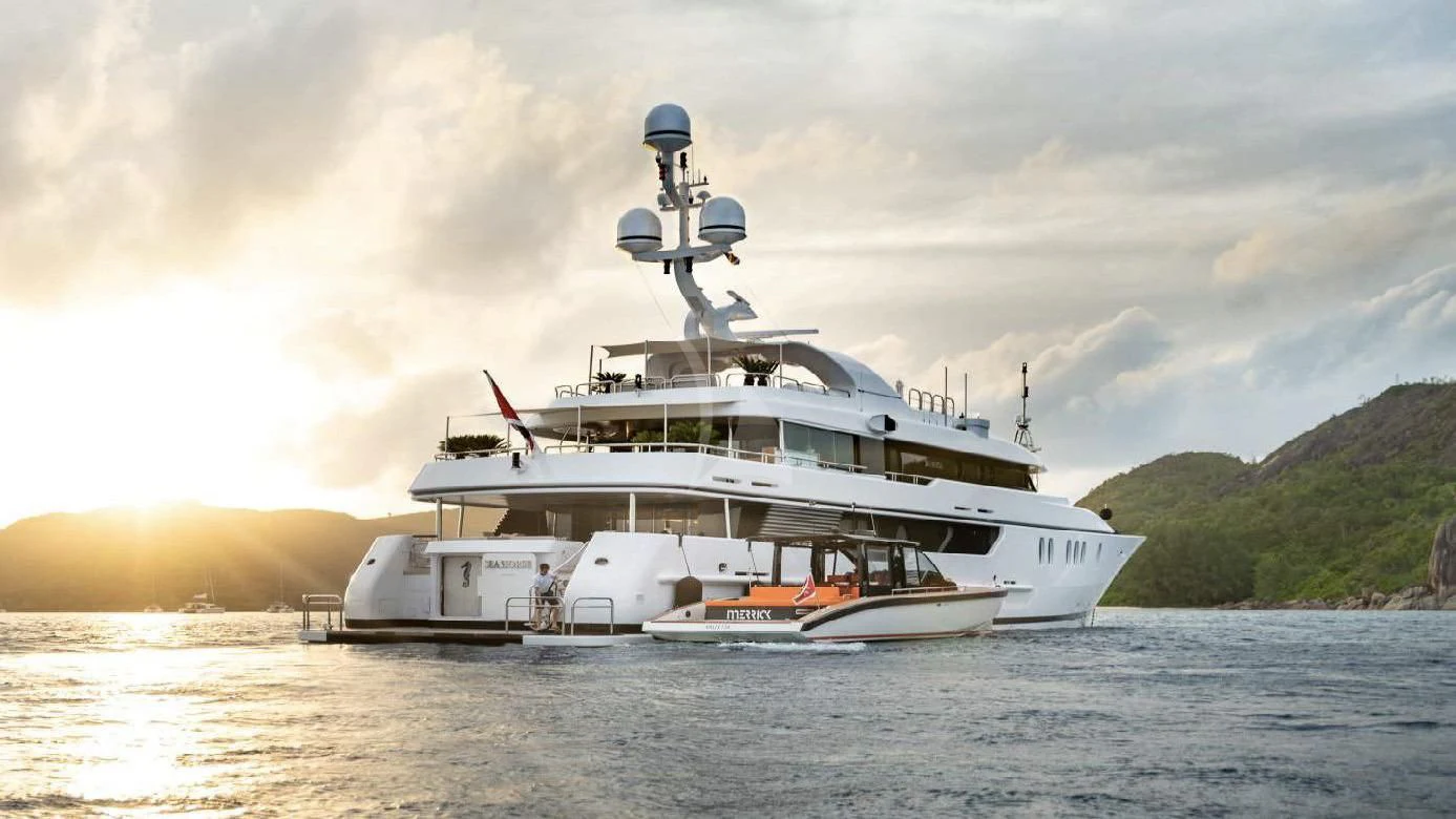 a boat on the water aboard SEAHORSE Yacht for Sale