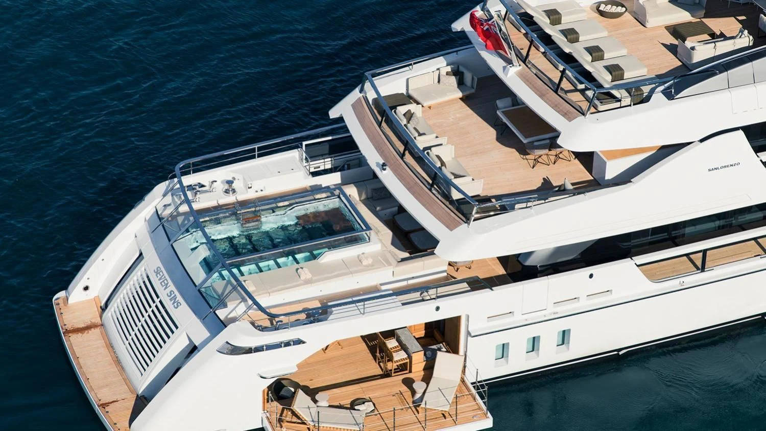 a group of boats on the water aboard SEVEN SINS Yacht for Sale