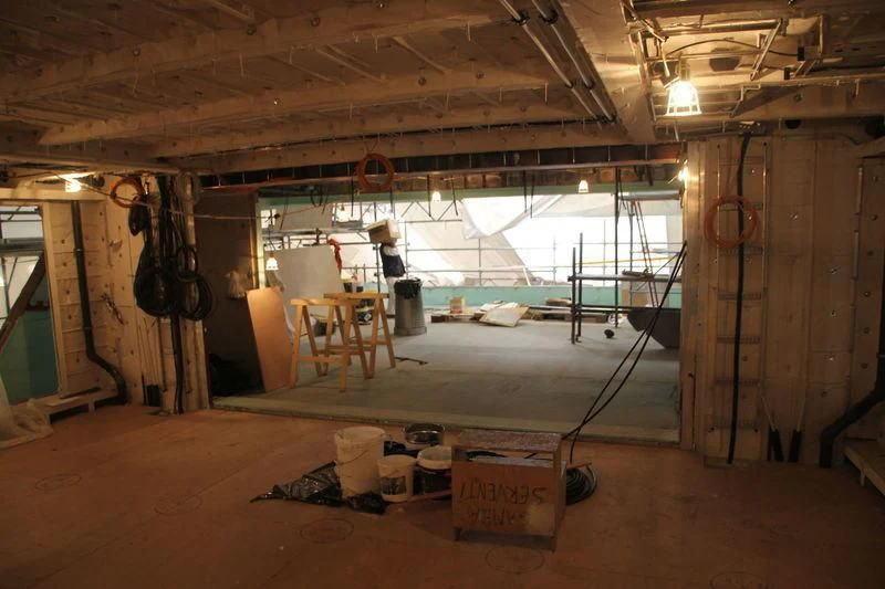 a room with a lot of tools and tools aboard SEVEN SINS Yacht for Sale