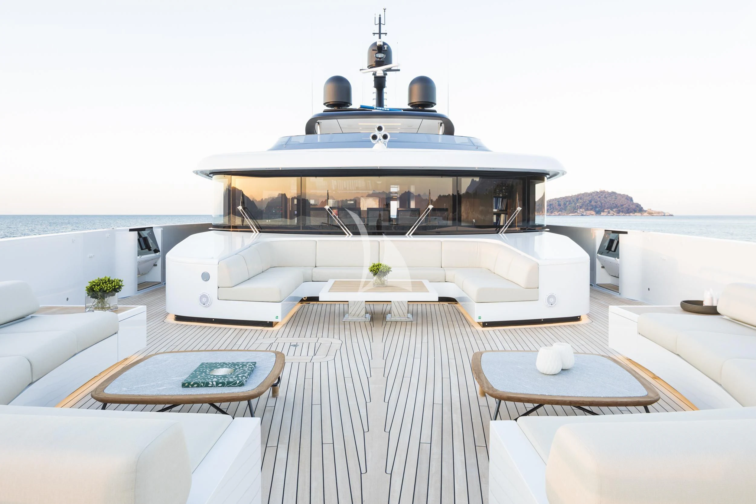 a boat on a boat aboard SEVEN SINS Yacht for Sale