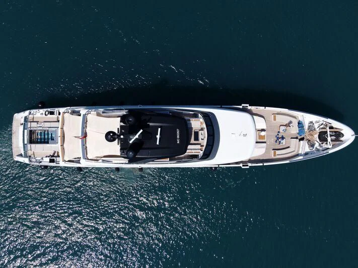 a ship in the water aboard SEVEN SINS Yacht for Sale