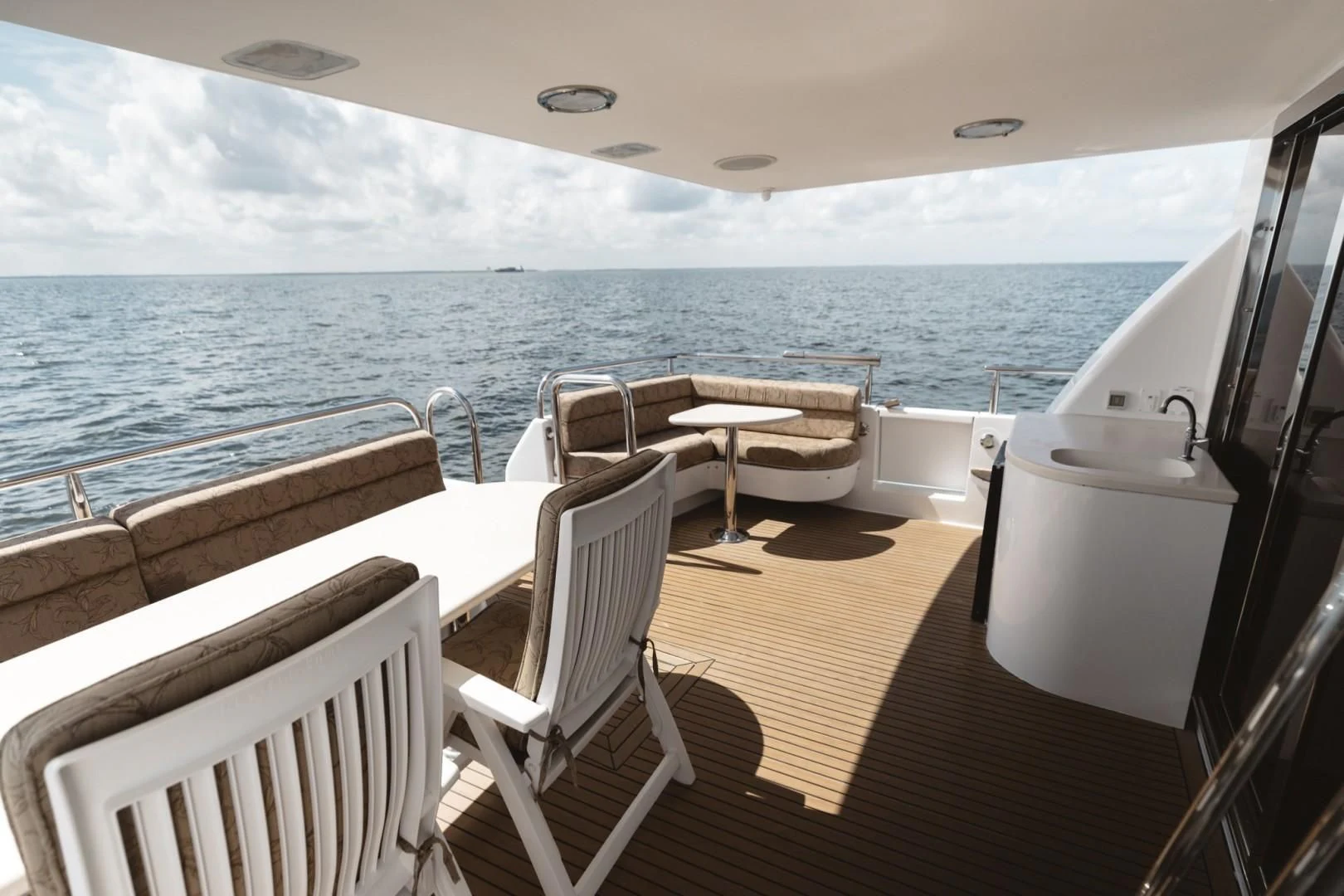 a boat on the water aboard DOUBLE EAGLE Yacht for Sale