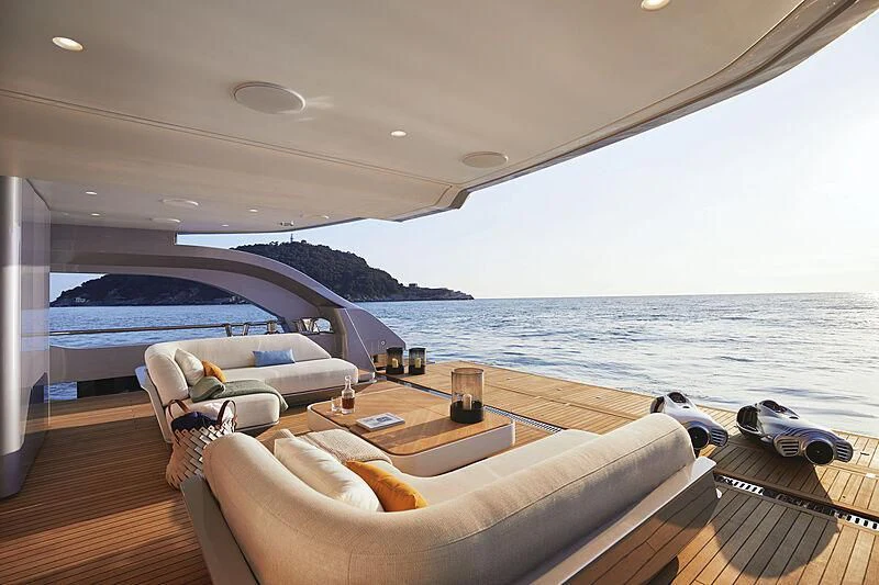 a boat on the water aboard SHABBY Yacht for Sale