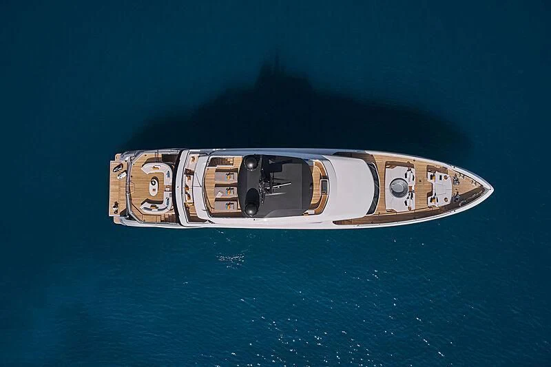 a ship in the water aboard SHABBY Yacht for Sale