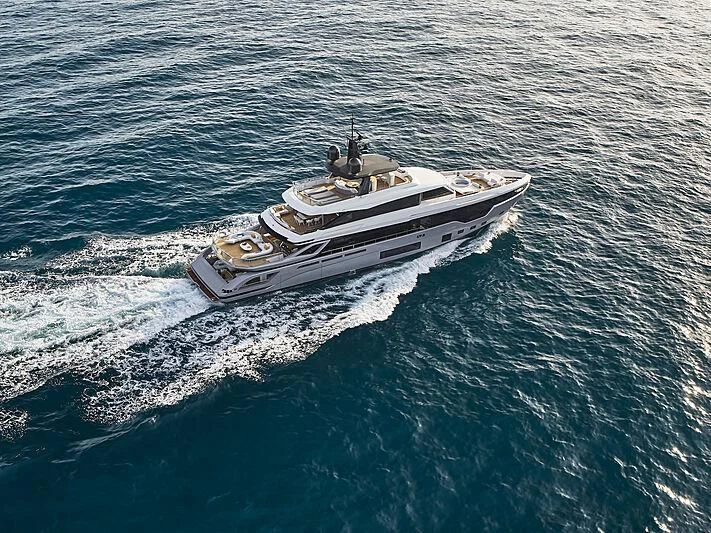 a boat in the water aboard SHABBY Yacht for Sale