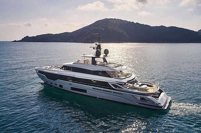 a boat in the water aboard SHABBY Yacht for Sale