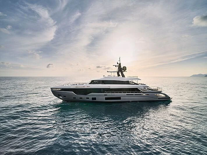 a boat in the water aboard SHABBY Yacht for Sale