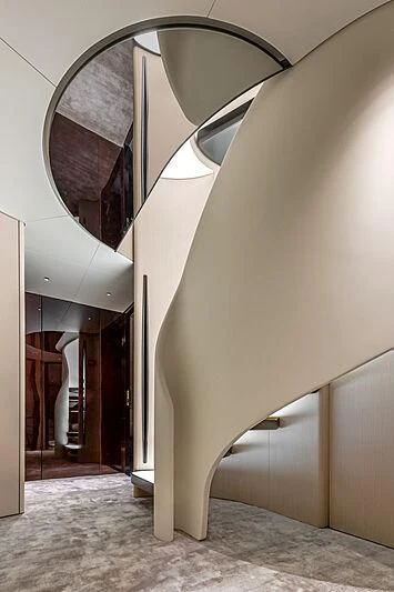 a large metal arch aboard SHABBY Yacht for Sale
