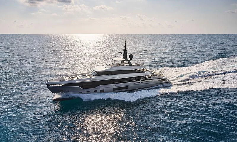 a boat in the water aboard SHABBY Yacht for Sale