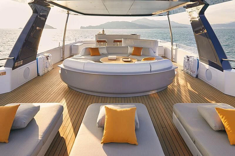 a boat on the water aboard SHABBY Yacht for Sale
