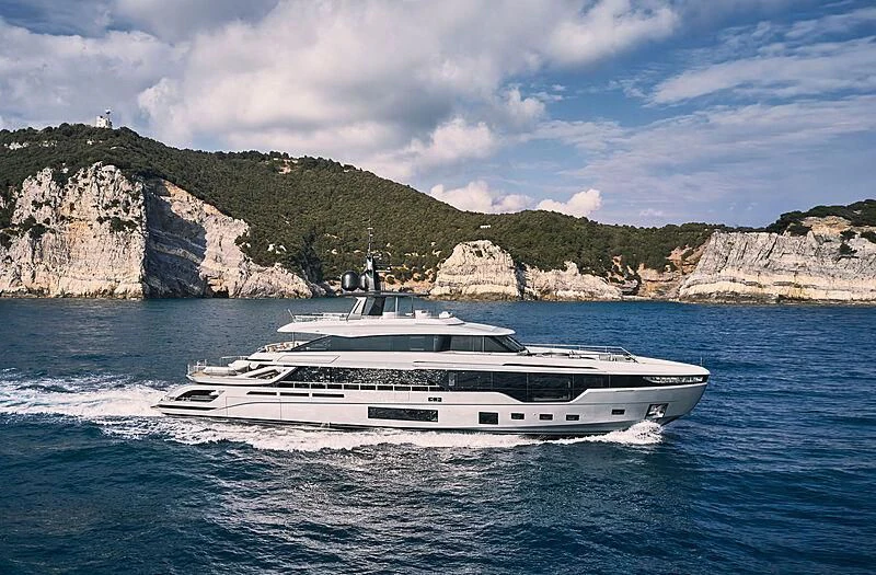 a boat in the water aboard SHABBY Yacht for Sale