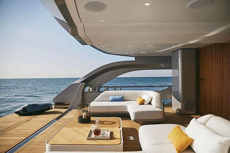 a boat on the water aboard SHABBY Yacht for Sale