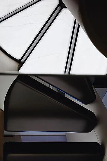 a black rectangular object with a white surface aboard SHABBY Yacht for Sale