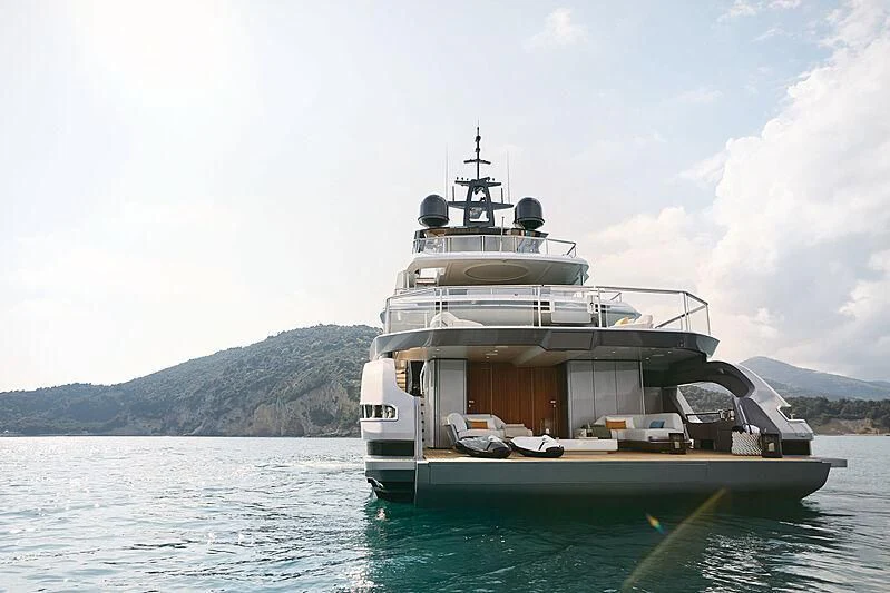 a boat in the water aboard SHABBY Yacht for Sale