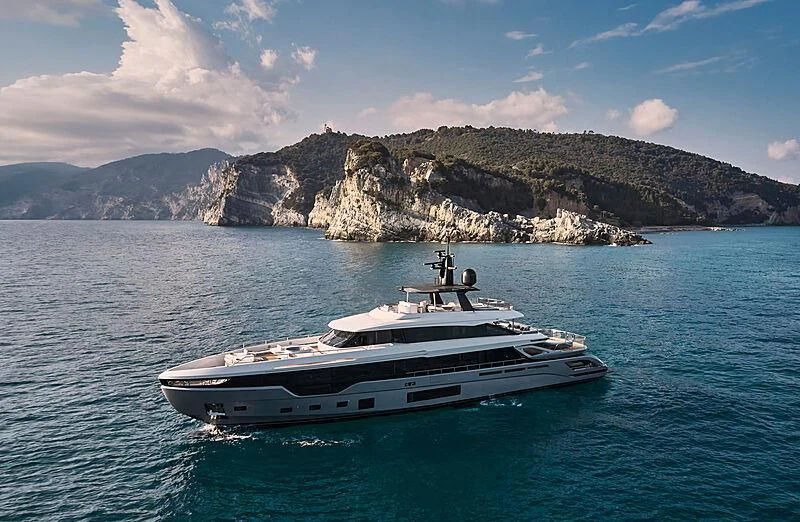 a boat on the water aboard SHABBY Yacht for Sale