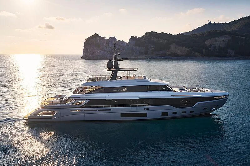 a yacht in the water aboard SHABBY Yacht for Sale