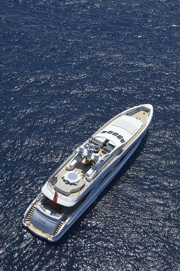 a silver and black guitar aboard ANGKALIA Yacht for Sale