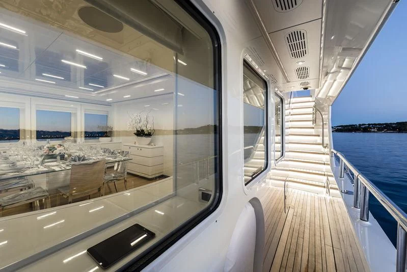 inside of a boat aboard ANGKALIA Yacht for Sale