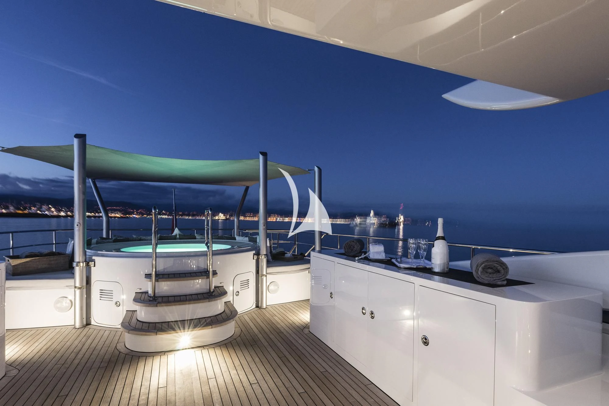 a large industrial machine aboard ANGKALIA Yacht for Sale