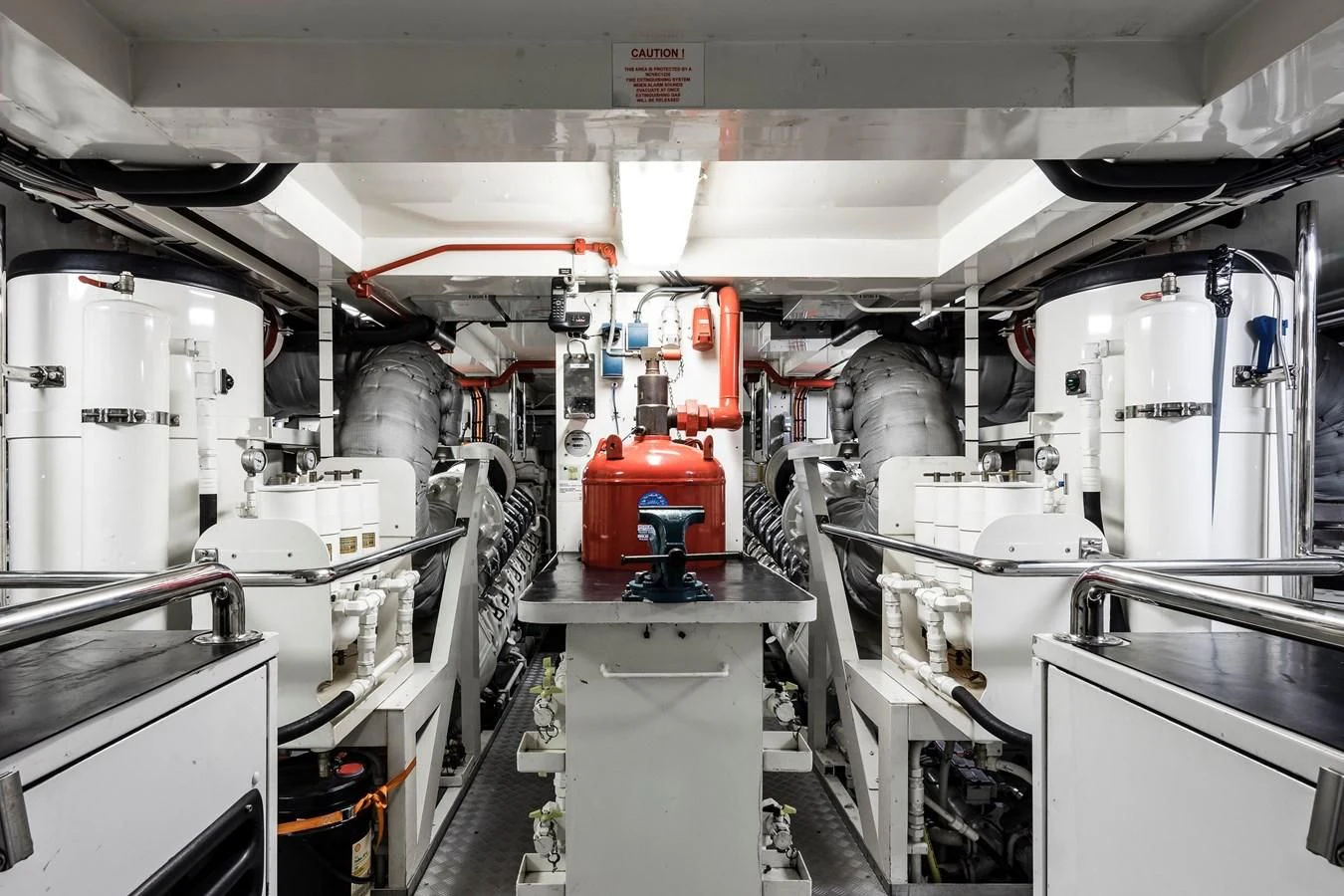 a room with machinery aboard ANGKALIA Yacht for Sale