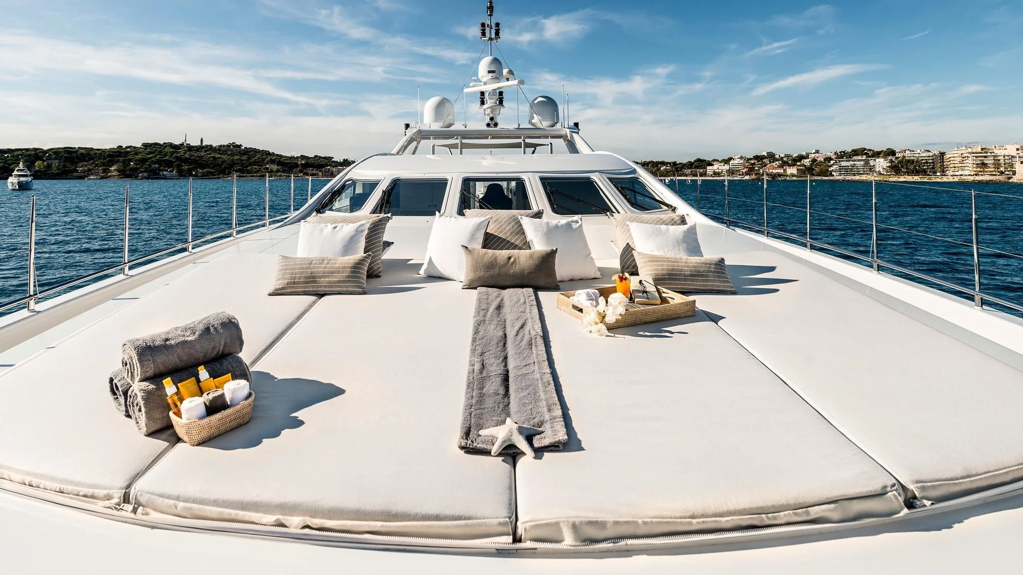 a boat on a dock aboard ANGKALIA Yacht for Sale