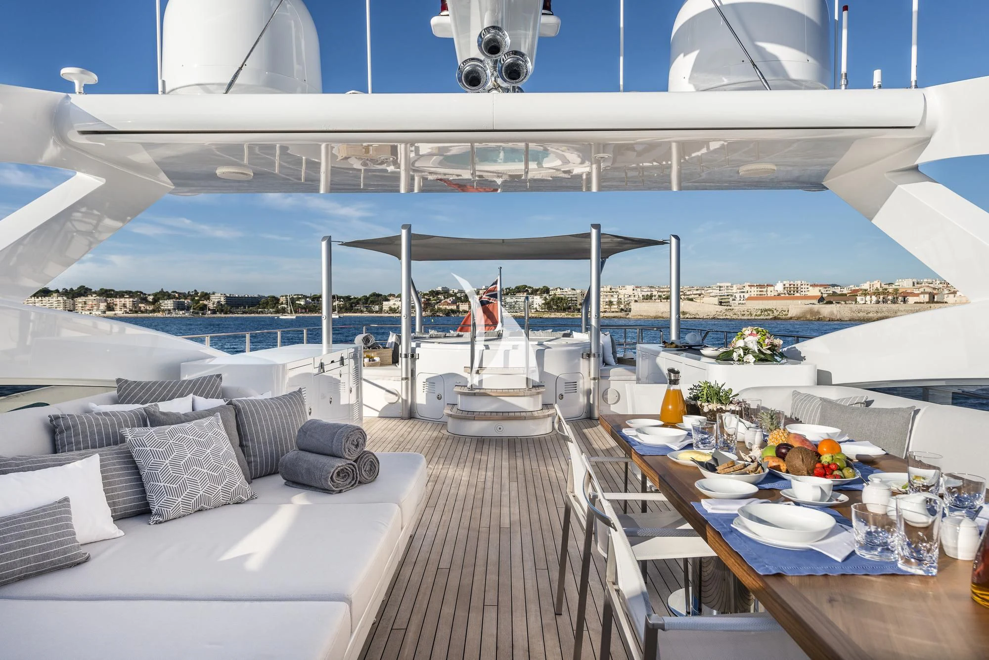 a boat on the water aboard ANGKALIA Yacht for Sale