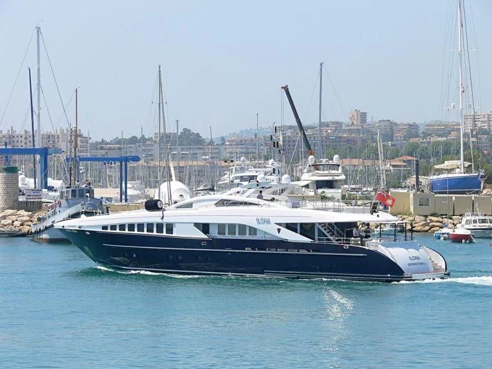 a boat in the water aboard ANGKALIA Yacht for Sale