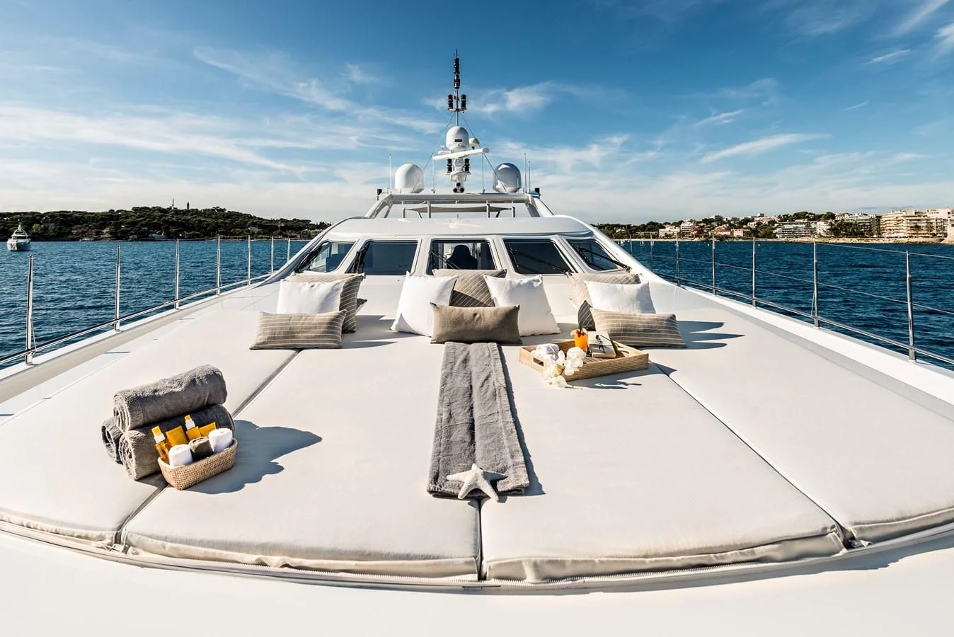 a boat on a dock aboard ANGKALIA Yacht for Sale