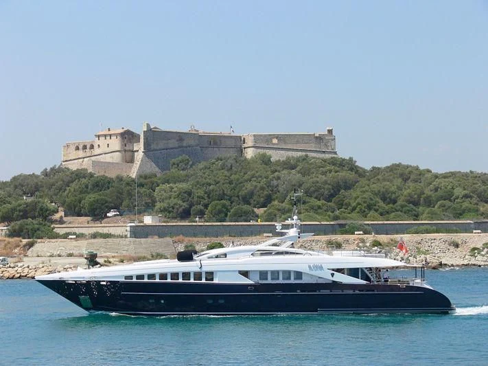 a boat on the water aboard ANGKALIA Yacht for Sale