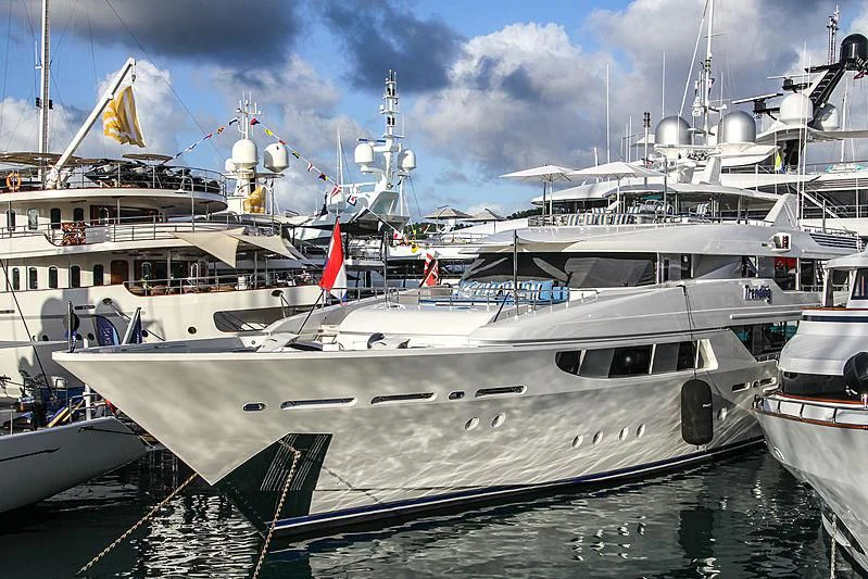 a group of boats docked aboard TRENDING Yacht for Sale