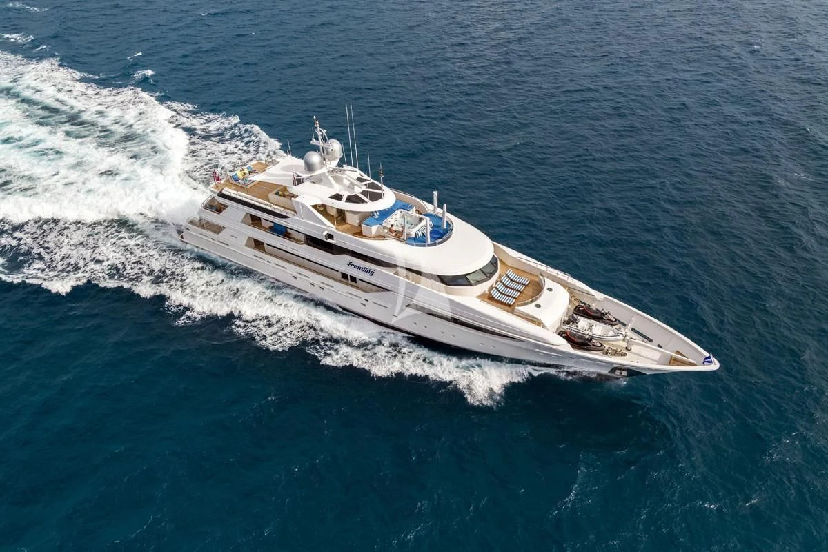 a ship on the water aboard TRENDING Yacht for Sale