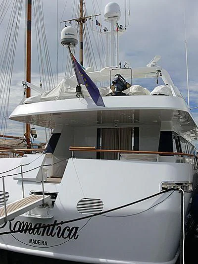 diagram aboard ROMANTICA Yacht for Sale