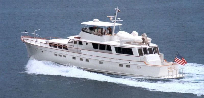 a boat on the water aboard KOALA Yacht for Sale