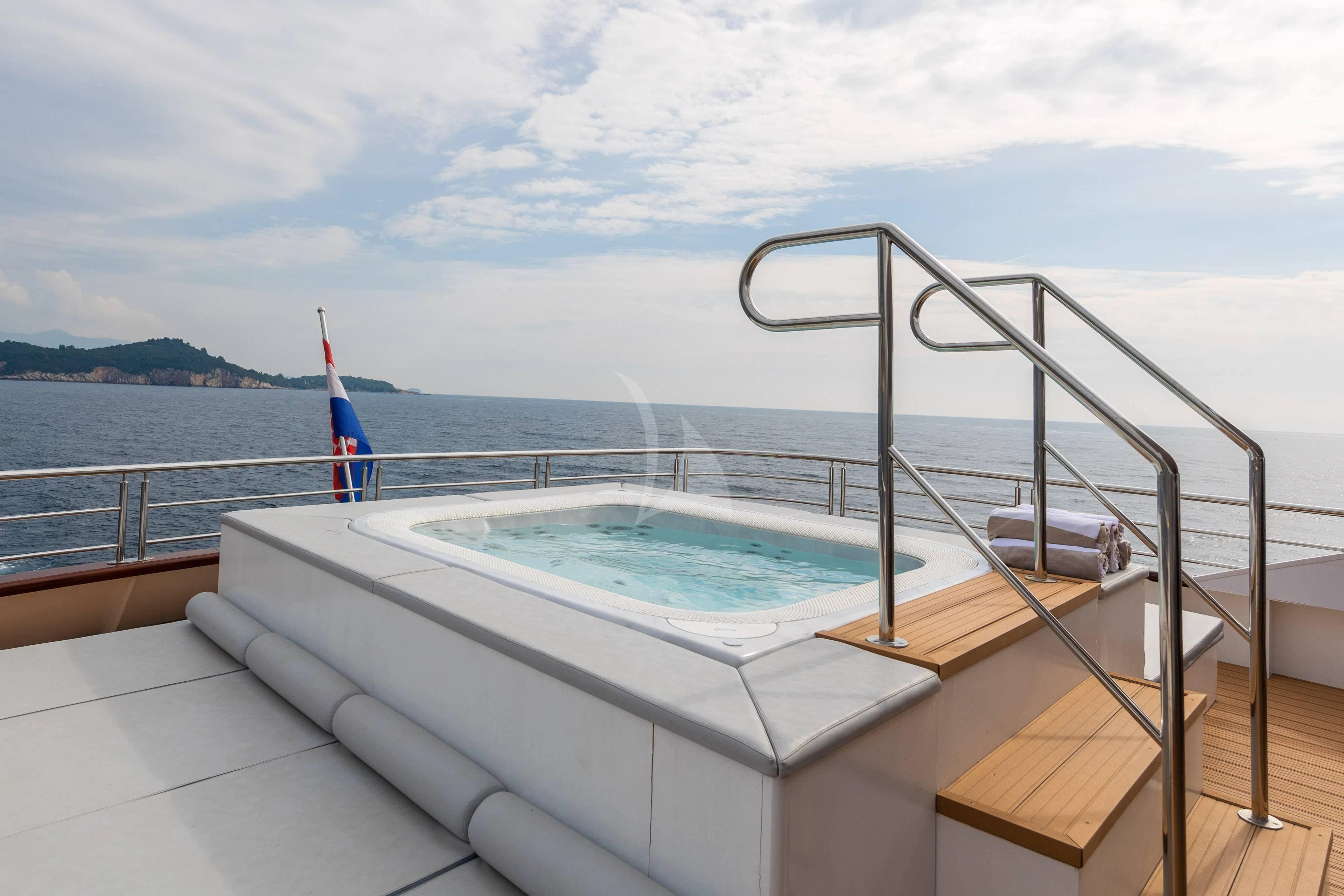 a boat on the water aboard LADY ELEGANZA Yacht for Sale