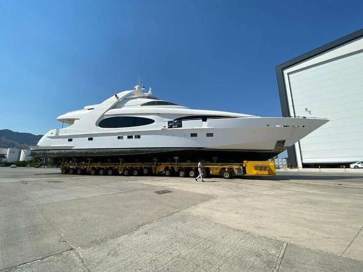 a jet on a runway aboard PROJECT CAVALLI Yacht for Sale