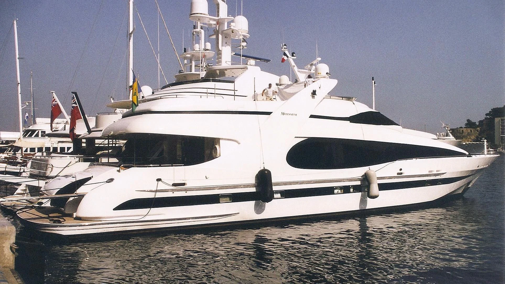 a white yacht on the water aboard PROJECT CAVALLI Yacht for Sale