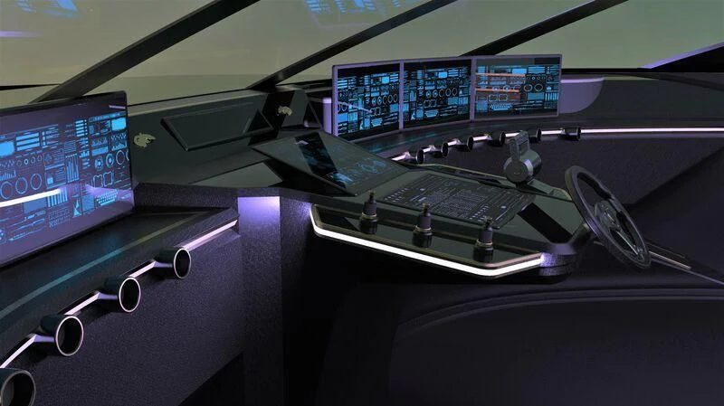 a machine on the counter aboard PROJECT CAVALLI Yacht for Sale