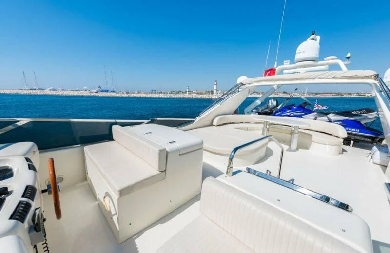 a boat on the water aboard NISAN Yacht for Sale