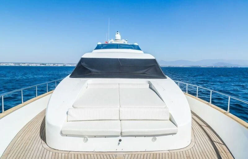 a boat on a body of water aboard NISAN Yacht for Sale