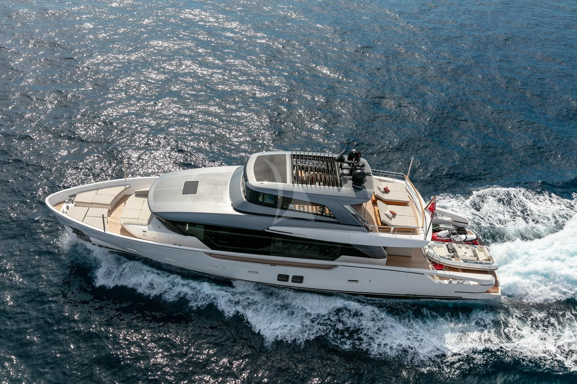 a boat on the water aboard BELLE DE NUIT Yacht for Sale