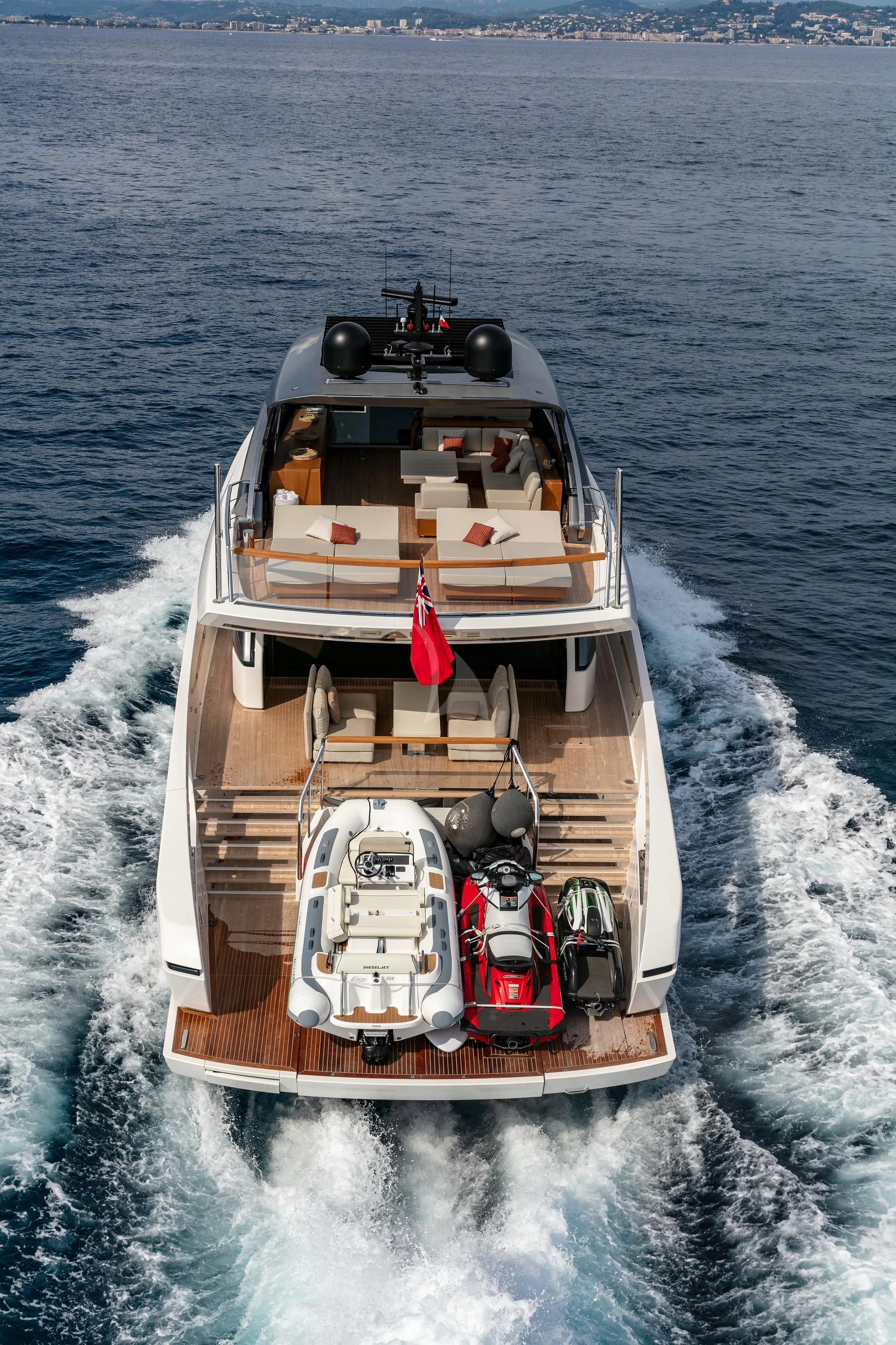 a boat on the water aboard BELLE DE NUIT Yacht for Sale
