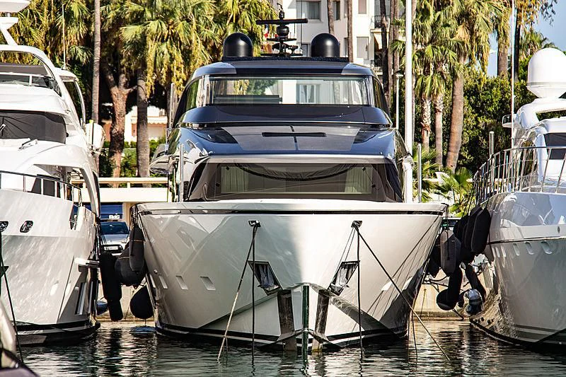 a boat in the water aboard BELLE DE NUIT Yacht for Sale