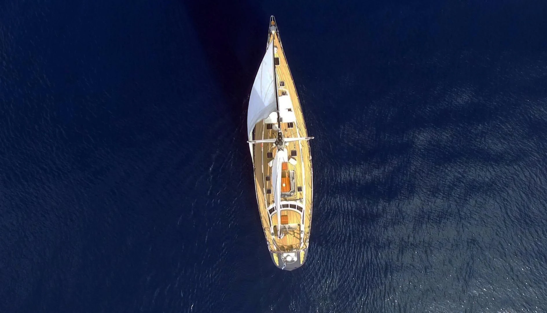 a space shuttle in the sky aboard WIND OF CHANGE Yacht for Charter