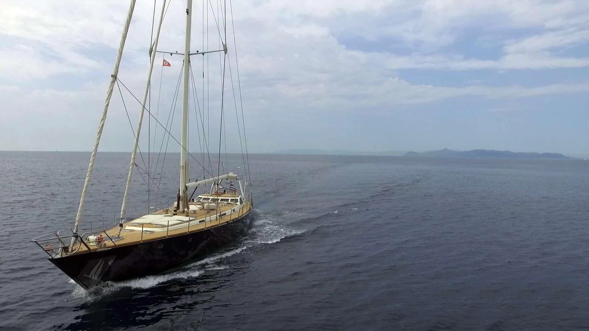a sailboat in the water aboard WIND OF CHANGE Yacht for Charter